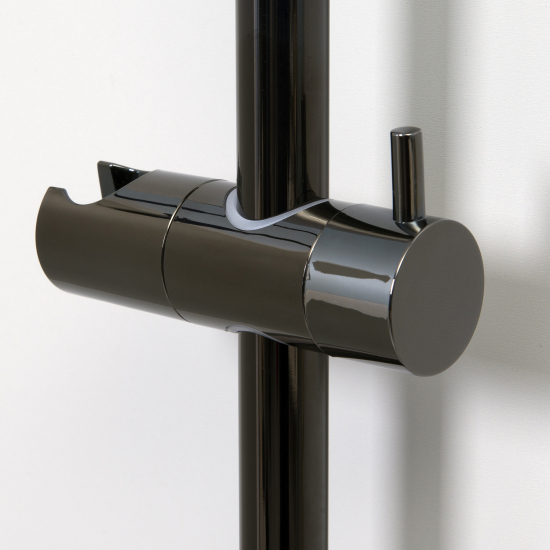 Душевая штанга WASSERKRAFT A191 чёрная глянцевая