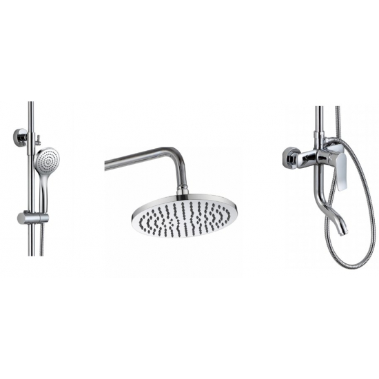 Душевая стойка BRAVAT Emeralda F6337371CP-A-RUS