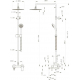 Душевая стойка BRAVAT Opal F6125183CP-A2-RUS