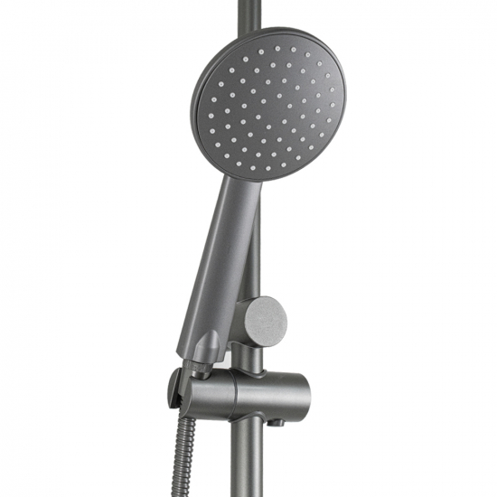 Душевая стойка BRIMIX 80705 алюминий графит