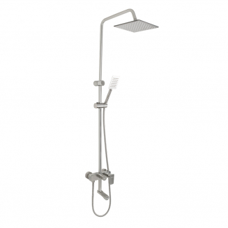 Душевая стойка BRIMIX 82705 алюминий серебро