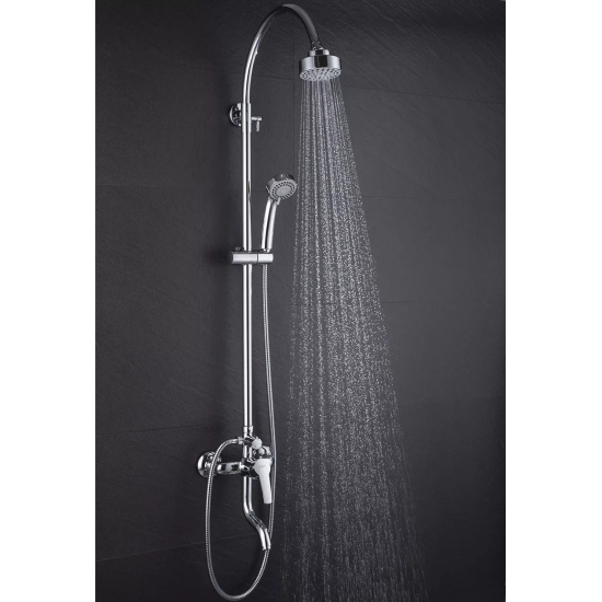 Душевая стойка D&K DA1362137SET + смеситель для умывальника