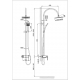 Душевая стойка D&K Rhein Lessing DA1323701C05