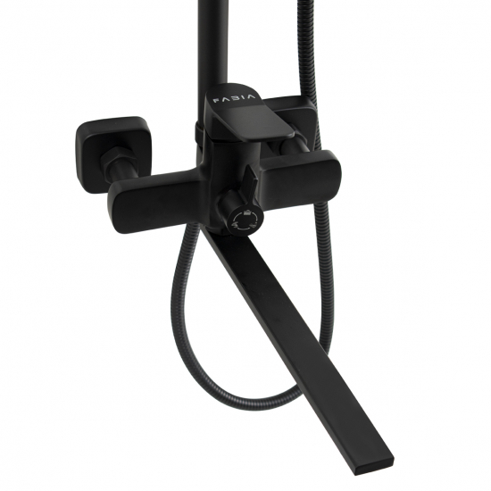 Душевая стойка FABIA 9775 черный