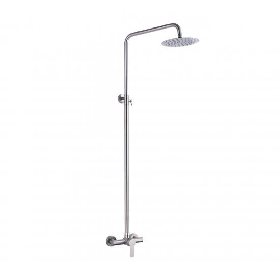 Душевая стойка FMARK FS8205 сатин нержавеющая сталь