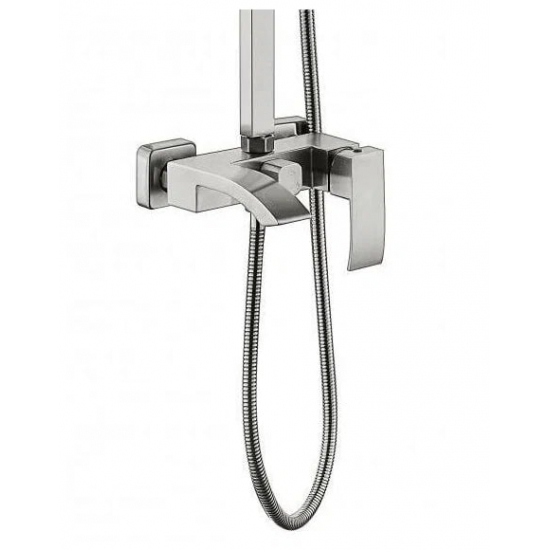 Душевая стойка FMARK FS8645 сатин нержавеющая сталь