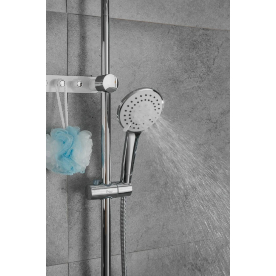 Душевая стойка FRAP F24001 с крючками