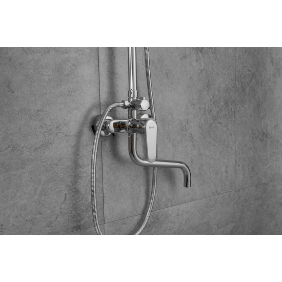 Душевая стойка FRAP F24001 с крючками