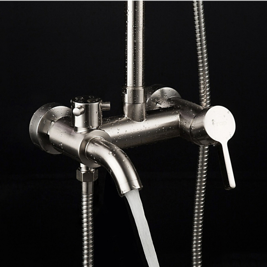 Душевая стойка FRAP F2411 сатин