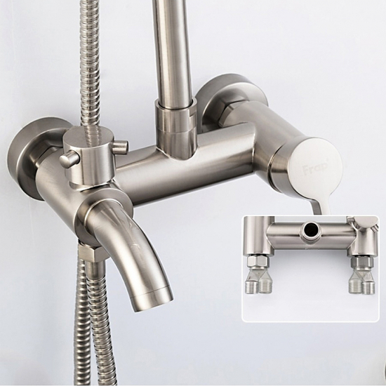 Душевая стойка FRAP F2411 сатин