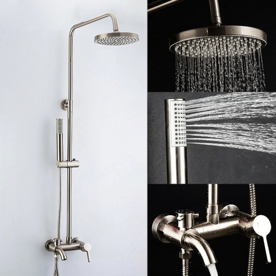 Душевая стойка FRAP F2411 сатин