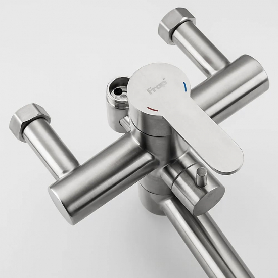 Душевая стойка FRAP F24801 нержавеющая сталь