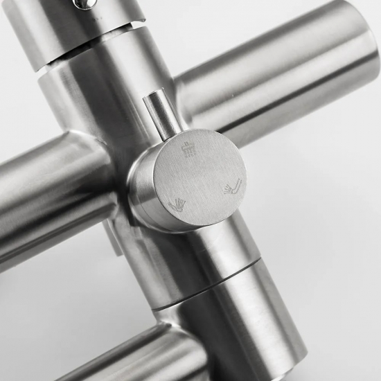 Душевая стойка FRAP F24801 нержавеющая сталь