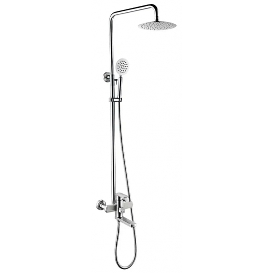 Душевая стойка FRAP F24805 нержавеющая сталь