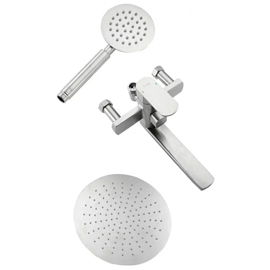 Душевая стойка FRAP F24805 нержавеющая сталь