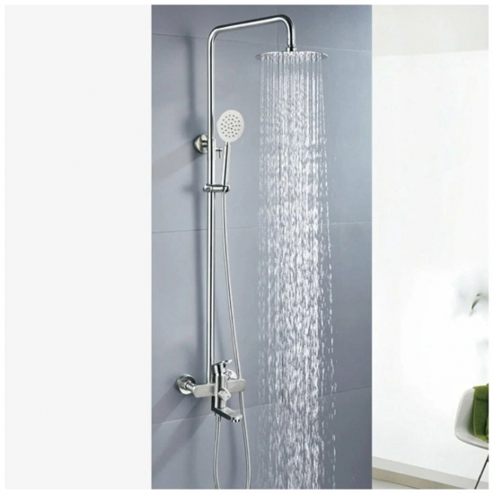 Душевая стойка FRAP F24805 нержавеющая сталь