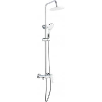 Душевая стойка FRAP H31 F2431 хром, белая