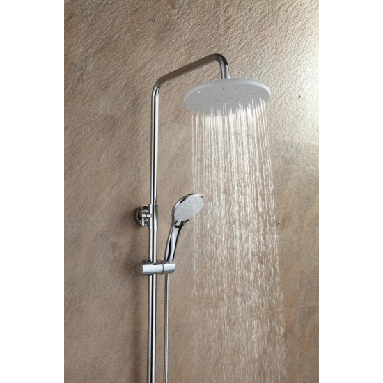 Душевая стойка FRAP H31 F2431 хром, белая
