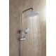 Душевая стойка FRAP H31 F2431 хром, белая