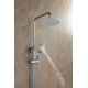 Душевая стойка FRAP H31 F2431 хром, белая