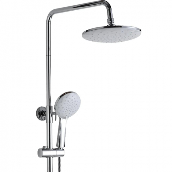 Душевая стойка FRAP H41 F2441 хром, белая