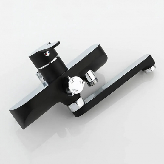 Душевая стойка FRAP H42 F2442 хром, чёрная