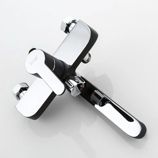 Душевая стойка FRAP H42 F2442 хром, чёрная