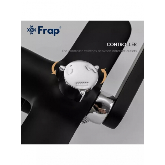 Душевая стойка FRAP H49-6 F2449-6 хром, черная