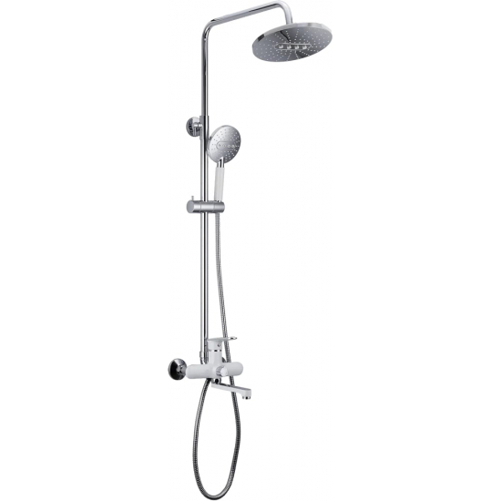 Душевая стойка FRAP H49 F2449 хром, белая