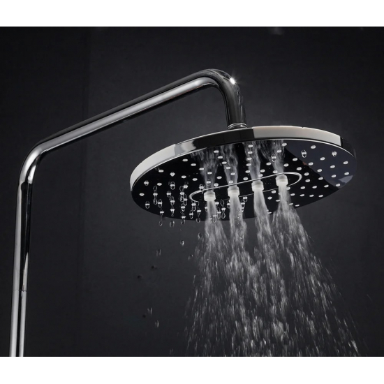 Душевая стойка FRAP H49 F2449 хром, белая