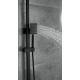 Душевая стойка FRAP H802-6 F24802-6 чёрный нержавеющая сталь