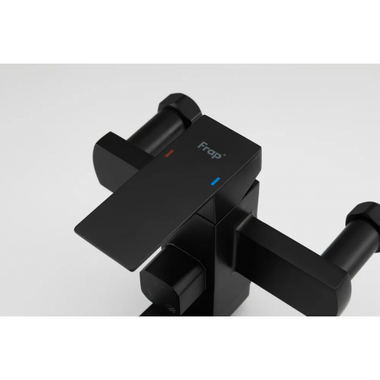 Душевая стойка FRAP H802-6 F24802-6 чёрный нержавеющая сталь