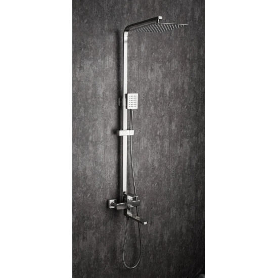 Душевая стойка FRAP H802 F24802 нержавеющая сталь