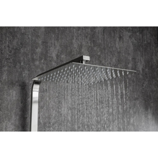 Душевая стойка FRAP H802 F24802 нержавеющая сталь