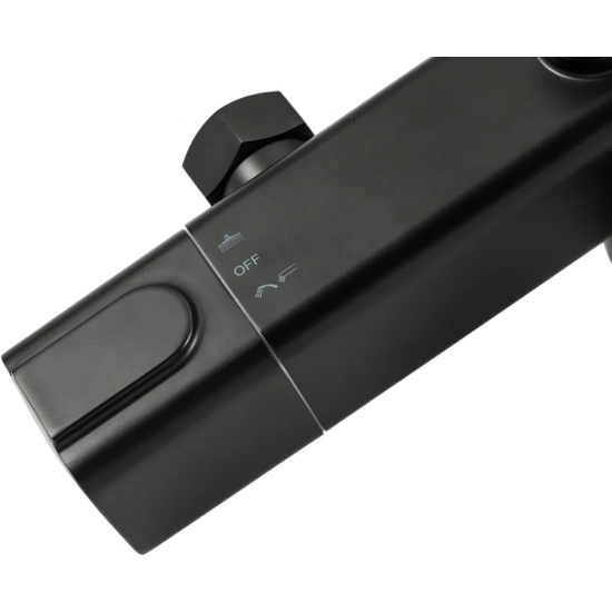 Душевая стойка GAPPO G 91-6 G2491-6 с термостатом чёрная