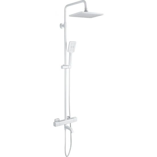 Душевая стойка GAPPO G 91-8 G2491-8 с термостатом белая