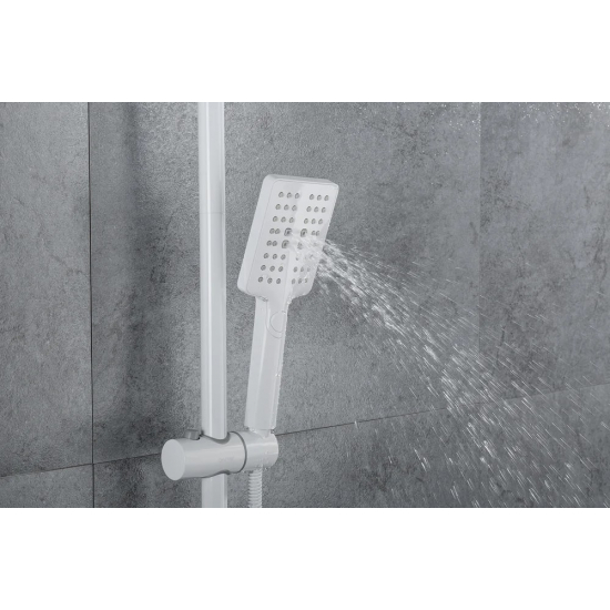 Душевая стойка GAPPO G 91-8 G2491-8 с термостатом белая