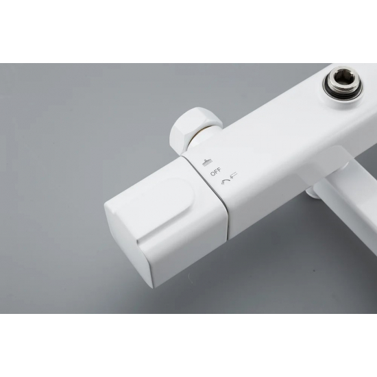 Душевая стойка GAPPO G 91-8 G2491-8 с термостатом белая