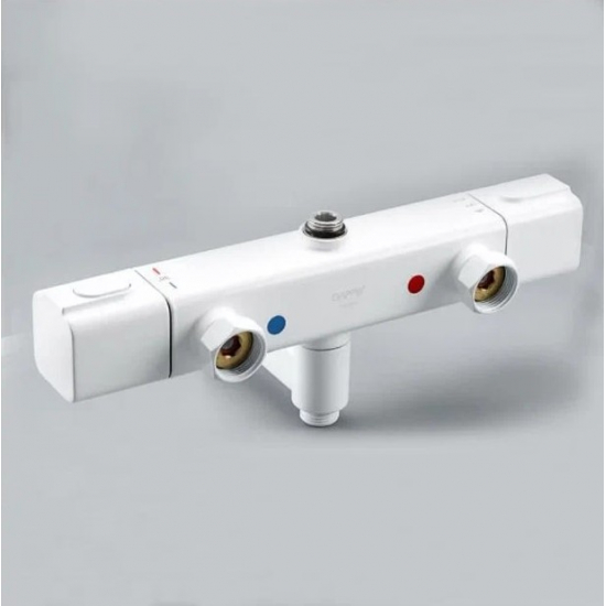Душевая стойка GAPPO G 91-8 G2491-8 с термостатом белая