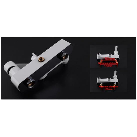 Душевая стойка GAPPO G02-8 G2402-8 хром, белый