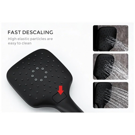 Душевая стойка GAPPO G07-6 G2407-6 чёрный