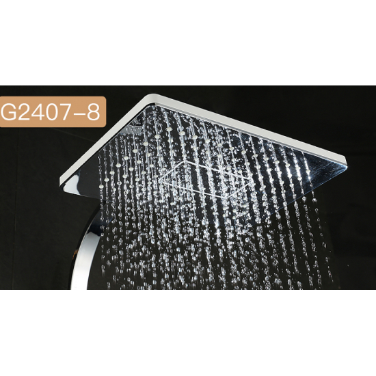 Душевая стойка GAPPO G07-8 G2407-8 хром, белый