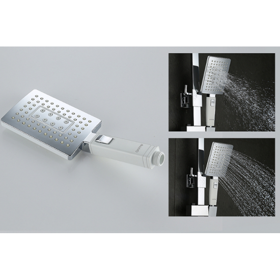 Душевая стойка GAPPO G07-8 G2407-8 хром, белый