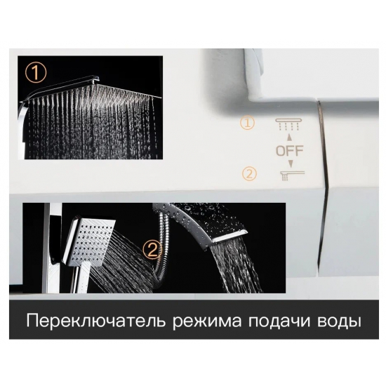 Душевая стойка GAPPO G07 G2407-40 с термостатом