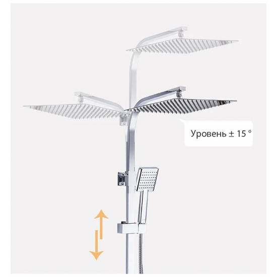 Душевая стойка GAPPO G07 G2407-40 с термостатом