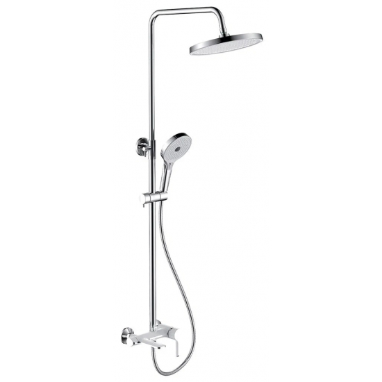 Душевая стойка GAPPO G2403-8 хром, белый