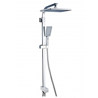 Душевая стойка GAPPO G2408-8 хром, белый