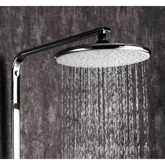 Душевая стойка GAPPO G2495-1 с термостатом хром, белая