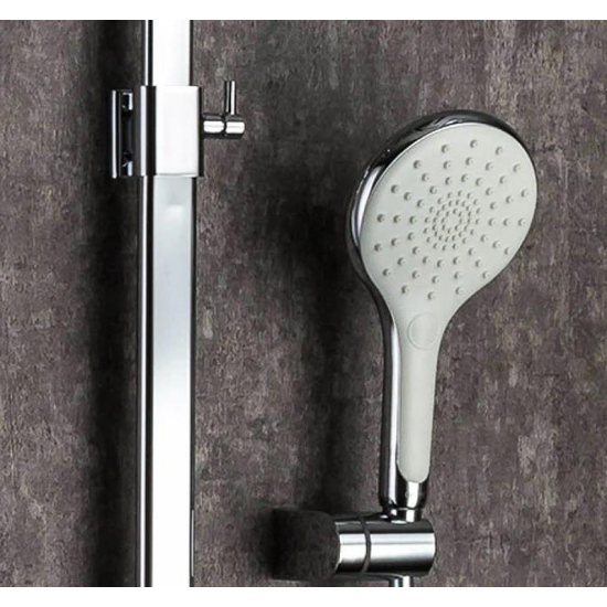 Душевая стойка GAPPO G2495-1 с термостатом хром, белая