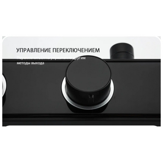 Душевая стойка GAPPO G2495-2 с термостатом чёрная